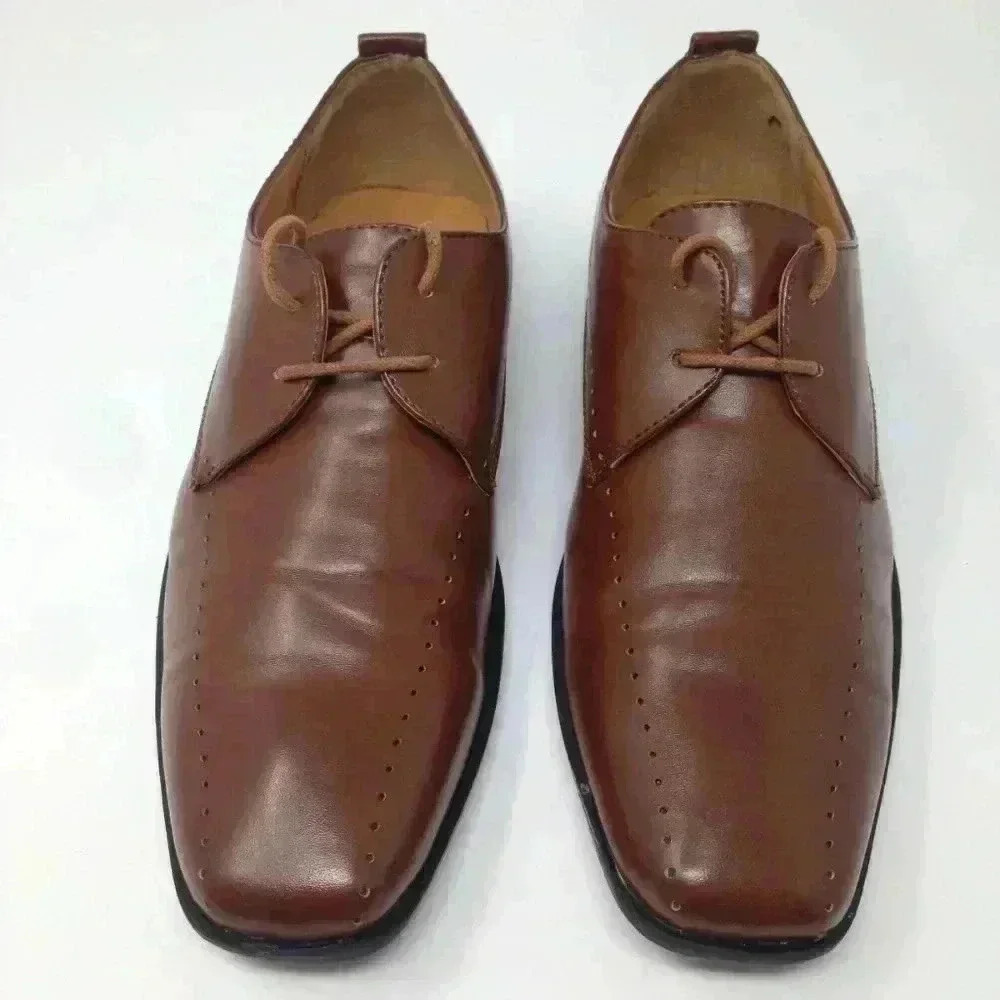 Freeman Jazz Brown Lace-up Size 5 M Shoes
